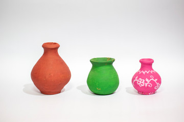 A vessel made with soil.