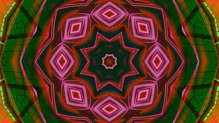 Kaleidoscope Mandala Art Design Abstract Background