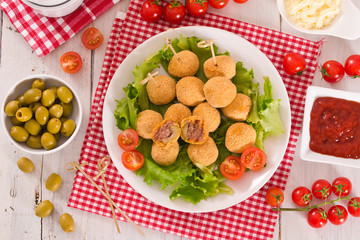 Ascoli stuffed olives.