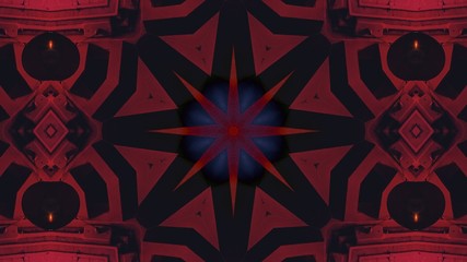 Kaleidoscope Mandala Art Design Abstract Background