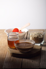 natillas proteicas con avena