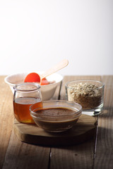 natillas proteicas con avena