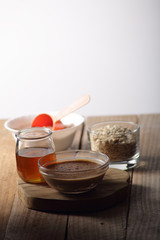 natillas de proteínas con avena