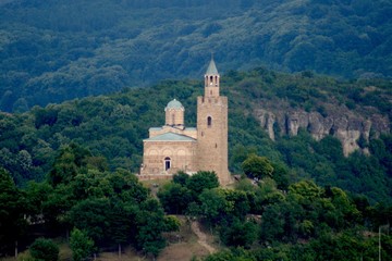 Fototapeta na wymiar Veliko Tarnovo Bulgaria Tsaravets Fortress Hill