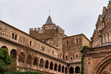 Fototapeta premium Royal Monastery of Santa Maria de Guadalupe. Caceres, Spain.