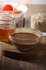 natillas proteicas con avena