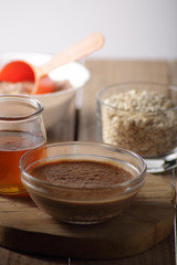 natillas proteicas con avena