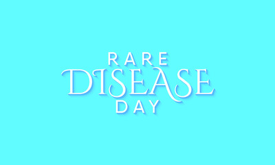 Vector illustration on the theme of Rare Disease Day on February 28/29.