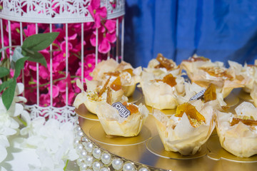 Delicious food on a table