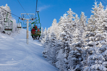 winter sports resort in the French Pyrenees