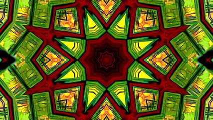 Kaleidoscope Mandala Art Design Abstract Background