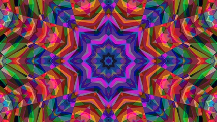 Kaleidoscope Mandala Art Design Abstract Background