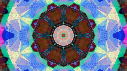 Kaleidoscope Mandala Art Design Abstract Background