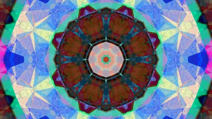 Kaleidoscope Mandala Art Design Abstract Background