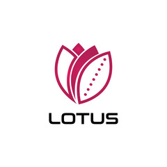 Beauty LOTUS flower vector design logo Template icon