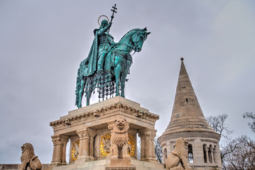Fototapeta na wymiar Budapest landmarks, HDR Image
