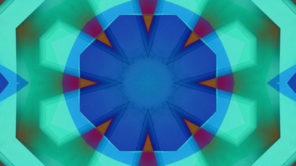 Kaleidoscope Mandala Art Design Abstract Background