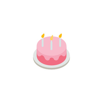 Emoji themed 1st birthday single tier Cake