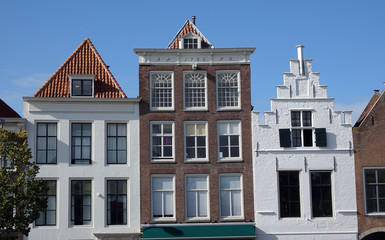 Fototapeta premium Hausfassaden in Middelburg