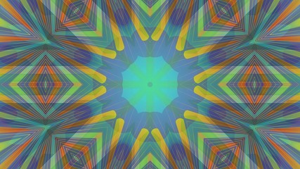 Kaleidoscope Mandala Art Design Abstract Background