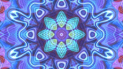 Kaleidoscope Mandala Art Design Abstract Background