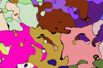 Ornament graphics- mathematic pattern