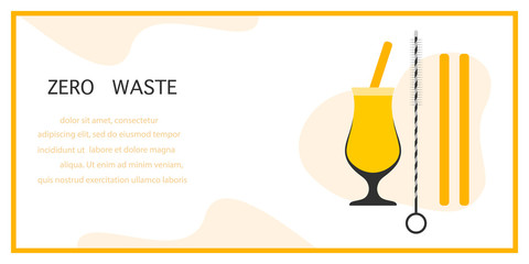 Eco friendly lifestyle Zero waste Reusable product