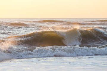 plage, vague et tube pour les vacances sur la cote sauvage