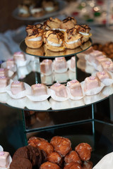 Sweet desserts at a wedding reception