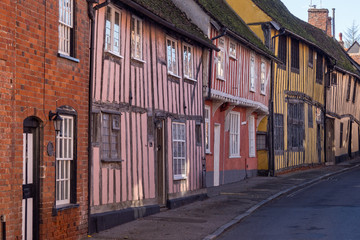 Fototapeta na wymiar Medieval House in Lavvenham, England