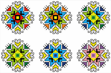 Bulgarian-folk-motif-shevitsa-set-of-6-colors-elements-pattern-0