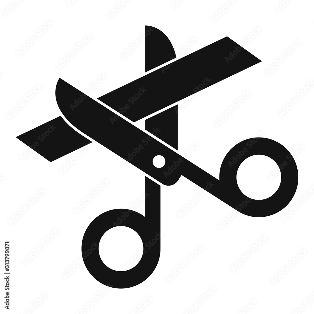 Poster open event icon. simple illustration of open event vector icon for web design isolated on white back