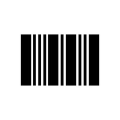 Bar code icon vector in trendy style design