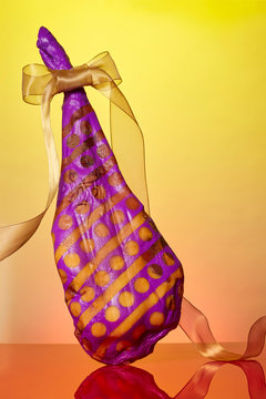 Painted Serrano Jamon Ham