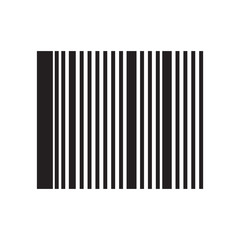 Bar code icon vector in trendy style design