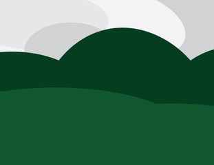 Fototapeta premium Abstract Mountains and Clouds Green Gray Background