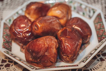 Delicious fresh and sweet Sukkari dates from Saudi Arabia