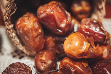 Delicious fresh and sweet Sukkari dates from Saudi Arabia