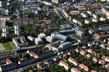 Fototapeta na wymiar Greifswald, Leibnitz-Institut und Biotechnikum 2014