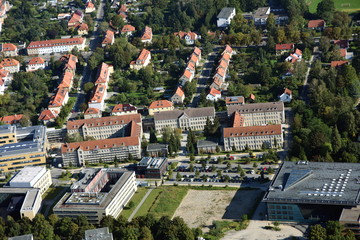 Greifswald, Universitätsgelände am B. Beitz-Platz 2014