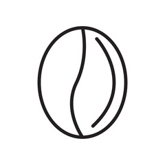Coffee beans icon vector in trendy style design