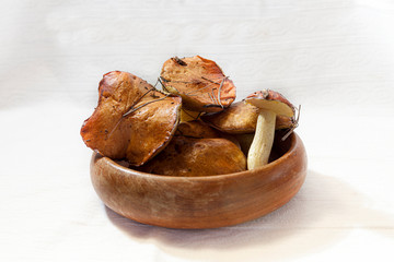 mushrooms in the winter. Great food that nature gives us. tasty and healthy food for every day