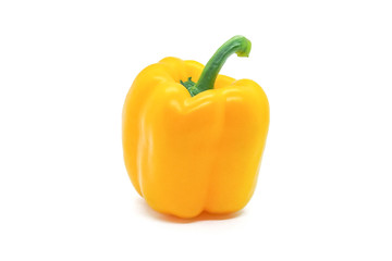yellow pepper isolated on white background