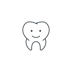 children dentistry creative icon. From Dental icons collection. Isolated children dentistry sign on white background