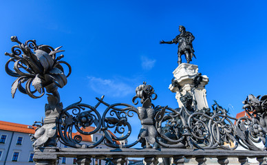 Augustusbrunnen auf dem Augsburger Rathausplatz
