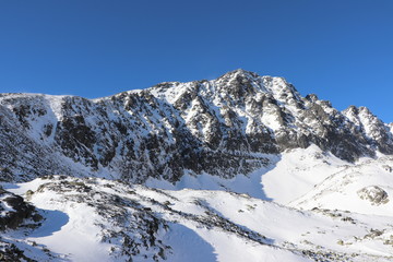 Wysokie Tatry w zimie, Słowacja, Batyżowieckie Pleso pod Gerlachem © Monika