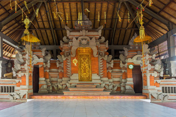 The Hindu Temple of Pura Puseh Desa Batuan. Unique Balinese style. Batuan Village, Kabupaten...