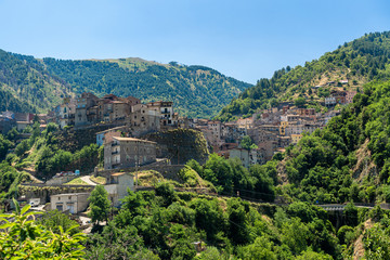 Fototapeta na wymiar Longobucco, village in the Sila natural park, Calabria