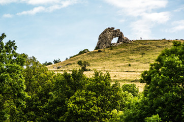 Fototapeta premium mountain landscape with stone arch