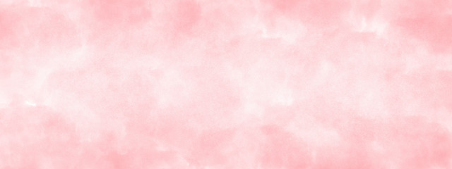 pink watercolor background hand-drawn with space for text or image.